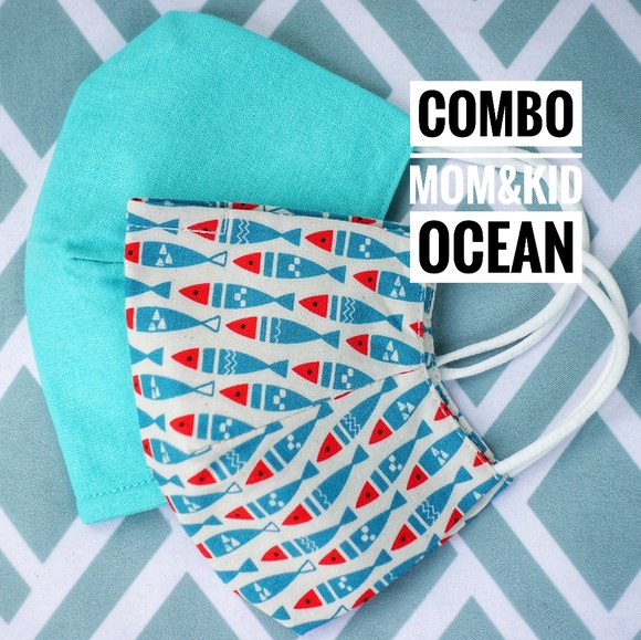 Natural Linen Facemask for Kids - Picture 6 of 10